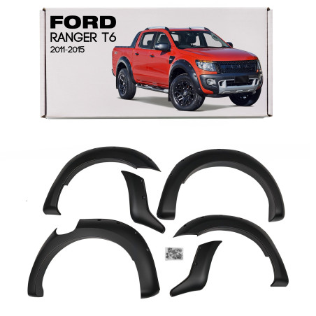 FORD RANGER T6 2011-2015 PRE-RESTYLING ALLARGAMENTI PARAFANGHI (Cod. AP-45224_A4x4)