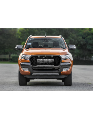 FORD RANGER T7 2016-2018 TUNING MASCHERINA ANTERIORE MASCHERINA RADIATORE CON ILLUMINAZIONE LED (Cod