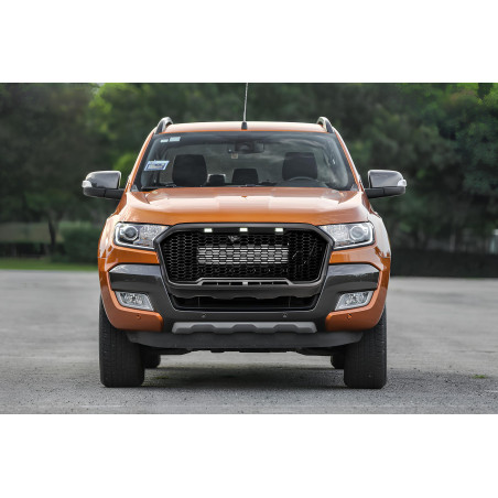 FORD RANGER T7 2016-2018 TUNING MASCHERINA ANTERIORE MASCHERINA RADIATORE CON ILLUMINAZIONE LED (Cod