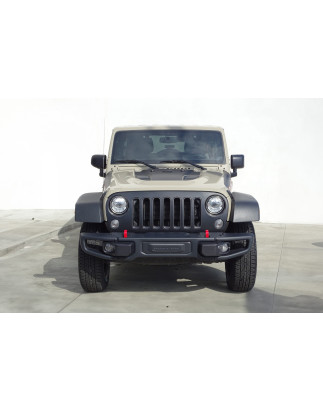 JEEP WRANGLER JK 2007-2018 PARAURTI ANTERIORE MODELLO CALIFORNIA (Cod. AP-47938_A4x4)