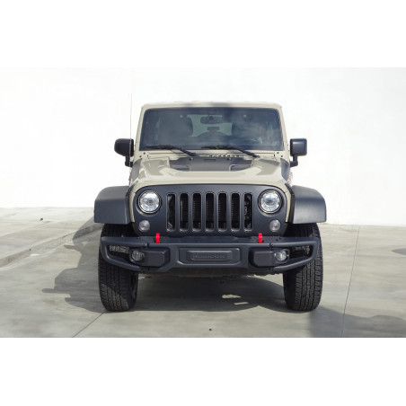 JEEP WRANGLER JK 2007-2018 PARAURTI ANTERIORE MODELLO CALIFORNIA (Cod. AP-47938_A4x4)