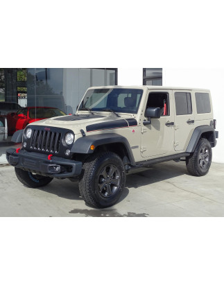 JEEP WRANGLER JK 2007-2018 PARAURTI ANTERIORE MODELLO CALIFORNIA (Cod. AP-47938_A4x4)