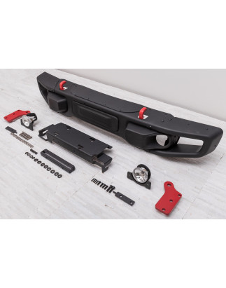 JEEP WRANGLER JK 2007-2018 PARAURTI ANTERIORE MODELLO CALIFORNIA (Cod. AP-47938_A4x4)