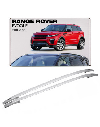 RANGE ROVER EVOQUE L538 2011-2018 BARRE LONGITUDINALI TETTO ARGENTO VPLVR0088 STILE OEM (Cod. AP-459