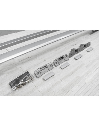 RANGE ROVER EVOQUE L538 2011-2018 BARRE LONGITUDINALI TETTO ARGENTO VPLVR0088 STILE OEM (Cod. AP-459