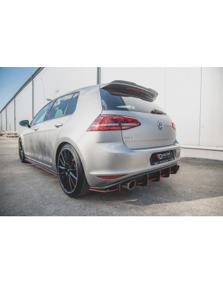 Splitters posteriori laterali Street Pro V.1 VW Golf 7 GTI  (Cod. M-VWGO7GTICNC-RSD1B)