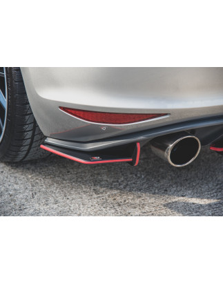 Splitters posteriori laterali Street Pro V.1 VW Golf 7 GTI  (Cod. M-VWGO7GTICNC-RSD1B)
