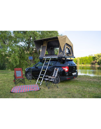 AUTO TENDA DA TETTO NORMANDY CON PISTONI PNEUMATICI 200X140X70/110CM (Cod. AP-46513_A4x4)
