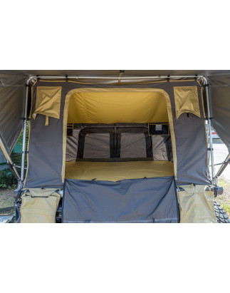 AUTO TENDA DA TETTO NORMANDY CON PISTONI PNEUMATICI 200X140X70/110CM (Cod. AP-46513_A4x4)