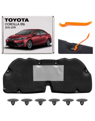 TOYOTA COROLLA XI E16 2013-2019 PANNELLO FONOASSORBENTE COFANO 5334102280 (Cod. AP-46522_A4x4)
