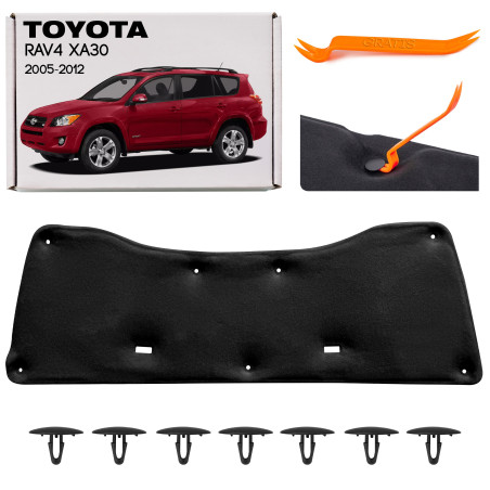 TOYOTA RAV4 III XA30 2005-2012 PANNELLO FONOASSORBENTE COFANO 5334142070 (Cod. AP-46523_A4x4)