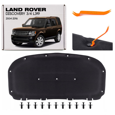 LAND ROVER DISCOVERY 3/4 L319 2004-2016 PANNELLO FONOASSORBENTE COFANO LR013222 (Cod. AP-46525_A4x4)