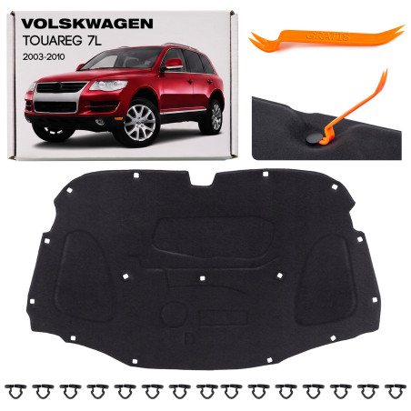 VOLKSWAGEN TOUAREG E 7L 2003-2010 PANNELLO FONOASSORBENTE COFANO 7L6863835B (Cod. AP-46532_A4x4)