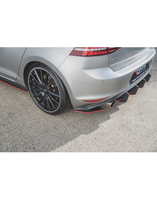 Splitters posteriori laterali Street Pro V.2 VW Golf 7 GTI (Cod. M-VWGO7GTICNC-RSD2B)