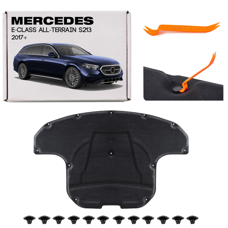 MERCEDES E-CLASS ALL-TERRAIN S213 2017+ PANNELLO FONOASSORBENTE COFANO A2136820026 (Cod. AP-51654_A4