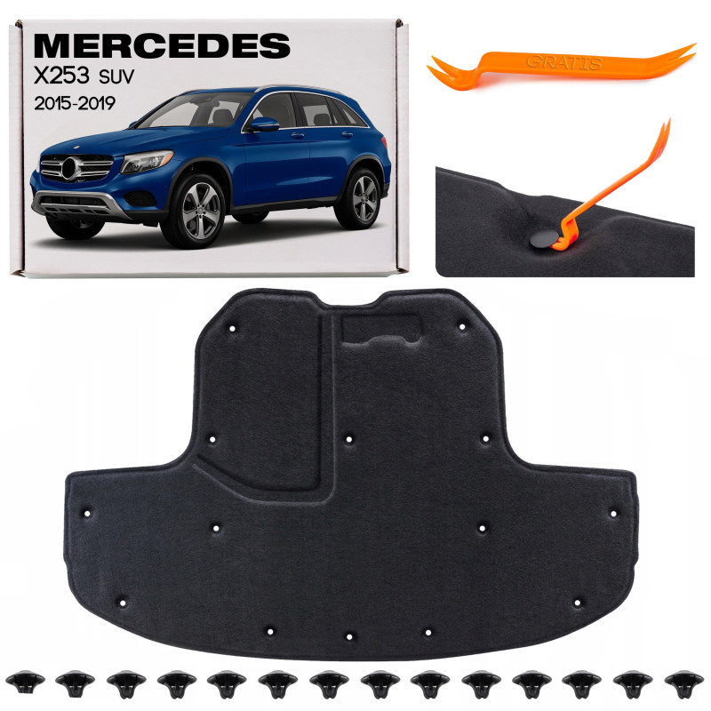 MERCEDES GLC X253 2015-2019 PANNELLO FONOASSORBENTE COFANO A2536820026 (Cod. AP-46549_A4x4)