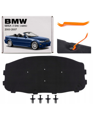 BMW SERIA 3 E46 CABRIO 2000-2007 PANNELLO FONOASSORBENTE COFANO 51488193941 (Cod. AP-46553_A4x4)