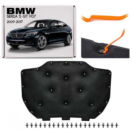 BMW SERIA 5 GT F07 2009-2017 PANNELLO FONOASSORBENTE COFANO 51489138474 (Cod. AP-46554_A4x4)