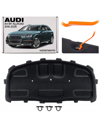 AUDI A4 B9 ALLROAD 2016-2025 PANNELLO FONOASSORBENTE COFANO KIT CON CLIP 8W0863825 (Cod. AP-46557_A4