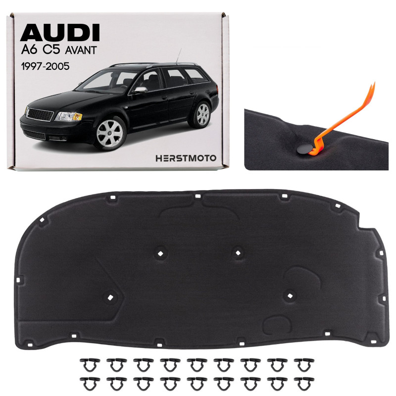 AUDI A6 C5 AVANT 1997-2005 PANNELLO FONOASSORBENTE COFANO 4B0863825AC (Cod. AP-46559_A4x4)