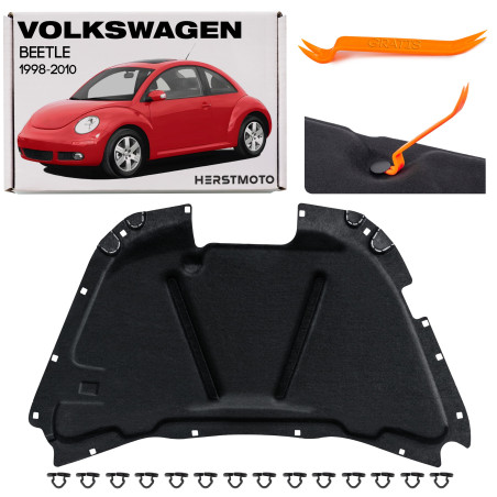 VW BEETLE HATCHBACK 1998-2010 PANNELLO FONOASSORBENTE COFANO 1C0863835K (Cod. AP-46560_A4x4)