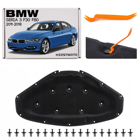 BMW SERIA 3 F30 F80 2011-2018 berlina PANNELLO FONOASSORBENTE COFANO 51487221993 (Cod. AP-46562_A4x4