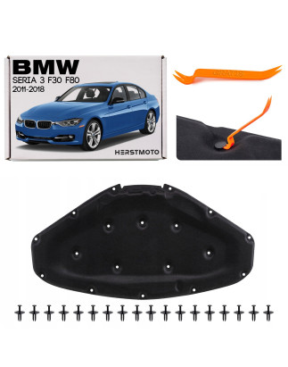 BMW SERIA 3 F30 F80 2011-2018 berlina PANNELLO FONOASSORBENTE COFANO 51487221993 (Cod. AP-46562_A4x4