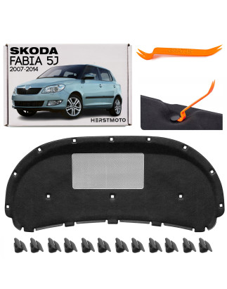 SKODA FABIA II 5J 2007-2014 PANNELLO FONOASSORBENTE COFANO 5J0863831 (Cod. AP-46563_A4x4)