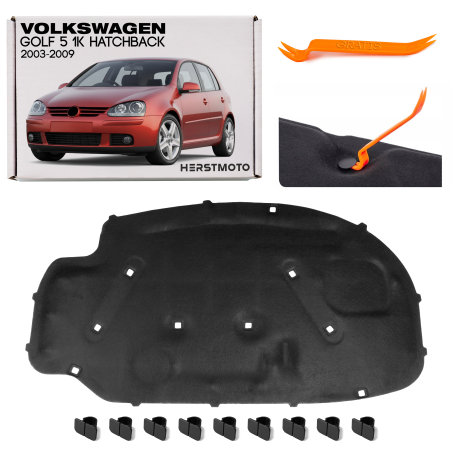 VOLKSWAGEN GOLF 5 V 1K 2003-2009 HATCHBACK PANNELLO FONOASSORBENTE COFANO 1K0863831 (Cod. AP-46568_A