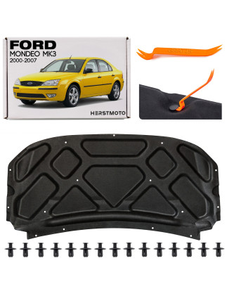 FORD MONDEO MK3 III 2000-2007 HATCHBACK PANNELLO FONOASSORBENTE COFANO 1145263 (Cod. AP-46569_A4x4)