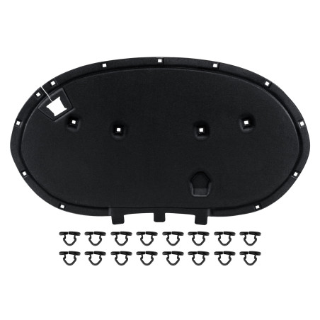 VW PASSAT B7 2010-2014 PANNELLO FONOASSORBENTE COFANO 3AA863831+ CLIP NUOVO (Cod. AP-46571_A4x4)