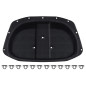 SKODA OCTAVIA II 2 1Z 2004-2012 PANNELLO FONOASSORBENTE COFANO KIT + CLIP NUOVO CON CLIP 1Z0863831A 