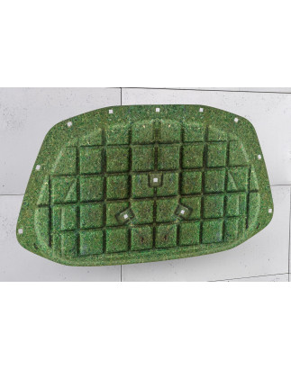 SKODA OCTAVIA II 2 1Z 2004-2012 PANNELLO FONOASSORBENTE COFANO KIT + CLIP NUOVO CON CLIP 1Z0863831A 