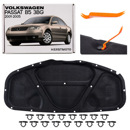 VOLKSWAGEN PASSAT B5 3BG 2001-2005 RESTYLING PANNELLO FONOASSORBENTE COFANO 3B0863835K (Cod. AP-4657