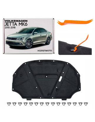 VOLKSWAGEN JETTA MK6 2010-2018 PANNELLO FONOASSORBENTE COFANO CON CLIP 5C6863831G (Cod. AP-46578_A4x