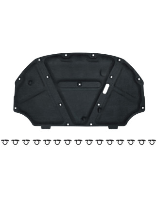 VOLKSWAGEN JETTA MK6 2010-2018 PANNELLO FONOASSORBENTE COFANO CON CLIP 5C6863831G (Cod. AP-46578_A4x