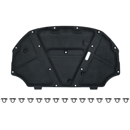 VOLKSWAGEN JETTA MK6 2010-2018 PANNELLO FONOASSORBENTE COFANO CON CLIP 5C6863831G (Cod. AP-46578_A4x