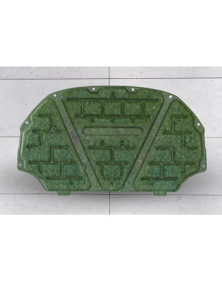 VOLKSWAGEN JETTA MK6 2010-2018 PANNELLO FONOASSORBENTE COFANO CON CLIP 5C6863831G (Cod. AP-46578_A4x