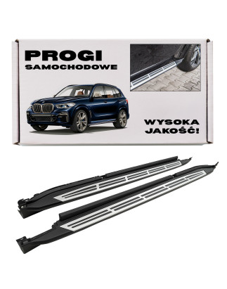 BMW X5 G05 2018+ PEDANE LATERALI SOTTOPORTA (Cod. AP-46599_A4x4)