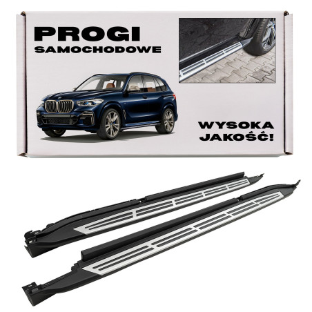 BMW X5 G05 2018+ PEDANE LATERALI SOTTOPORTA (Cod. AP-46599_A4x4)