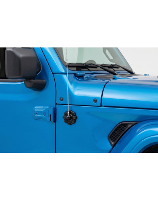 JEEP WRANGLER JK JL PROTEZIONE BASE ANTENNA (Cod. AP-46668_A4x4)