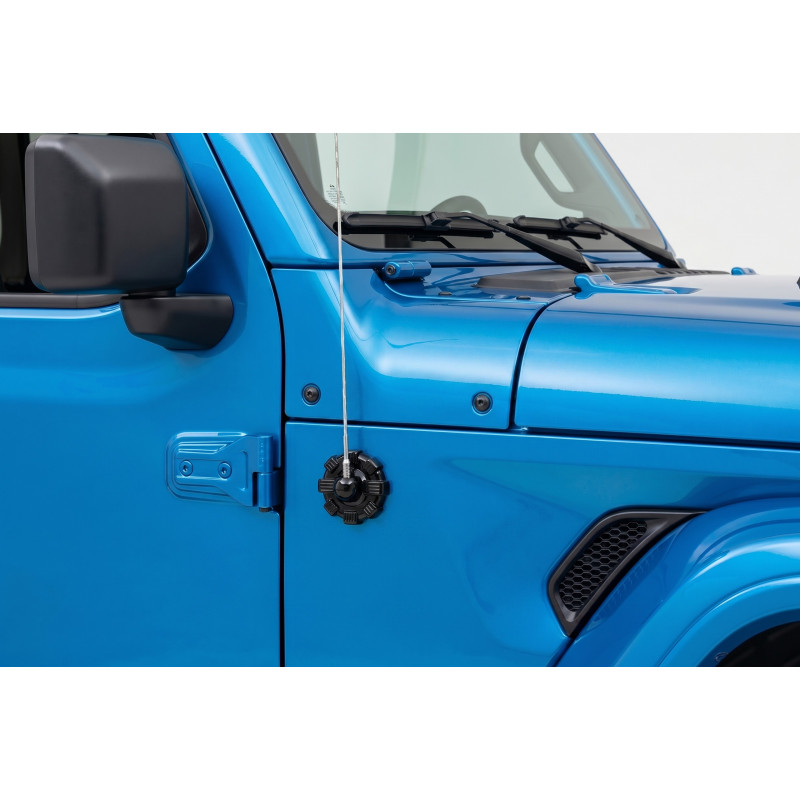 JEEP WRANGLER JK JL PROTEZIONE BASE ANTENNA (Cod. AP-46668_A4x4)