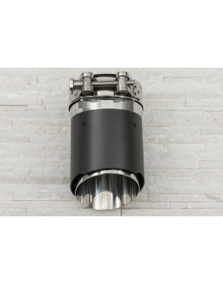 TERMINALE DI SCARICO 3,5" 86-91 MM CARBON (Cod. AP-B780-6684B_A4x4)
