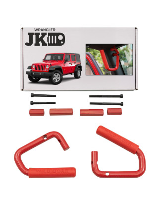 JEEP WRANGLER JK 2007-2018 SUPPORTI OFF ROAD ROSSI KIT (Cod. AP-46861_A4x4)