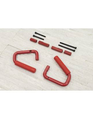 JEEP WRANGLER JK 2007-2018 SUPPORTI OFF ROAD ROSSI KIT (Cod. AP-46861_A4x4)