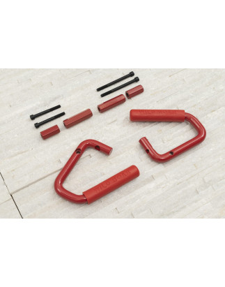 JEEP WRANGLER JK 2007-2018 SUPPORTI OFF ROAD ROSSI KIT (Cod. AP-46861_A4x4)