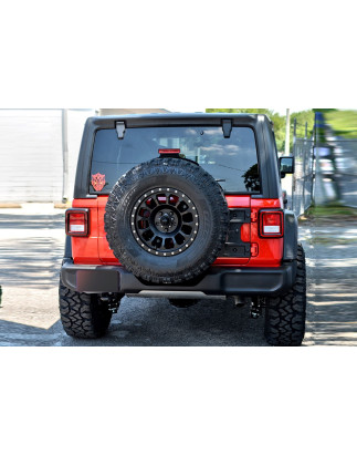 JEEP WRANGLER JL 2018+ RINFORZATI SUPPORTO RUOTA DI SCORTA + KIT DISTANZIALE (Cod. AP-46862_A4x4)