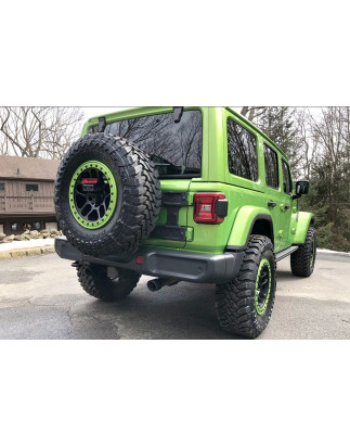 JEEP WRANGLER JL 2018+ RINFORZATI SUPPORTO RUOTA DI SCORTA + KIT DISTANZIALE (Cod. AP-46862_A4x4)