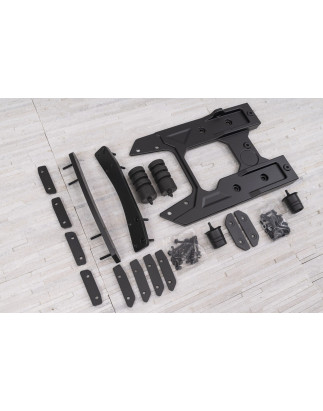 JEEP WRANGLER JL 2018+ RINFORZATI SUPPORTO RUOTA DI SCORTA + KIT DISTANZIALE (Cod. AP-46862_A4x4)