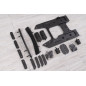 JEEP WRANGLER JL 2018+ RINFORZATI SUPPORTO RUOTA DI SCORTA + KIT DISTANZIALE (Cod. AP-46862_A4x4)